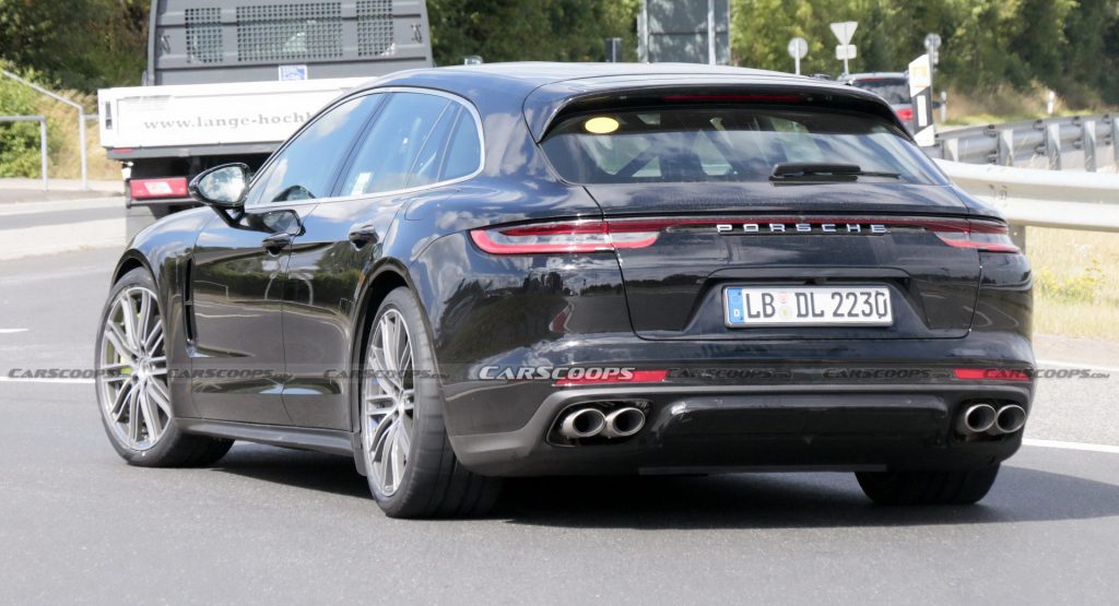  Facelifted 2021 Porsche Panamera Sport Turismo Spotted With Mild Revisions