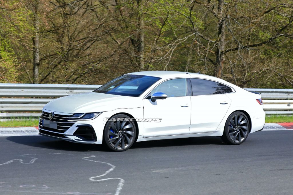 2021 VW Arteon R Looks Focused During First N rburgring Session Carscoops