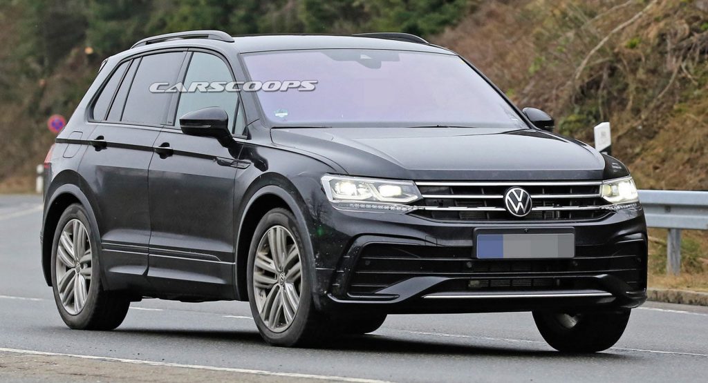  2021 VW Tiguan Drops Nearly All Camouflage And Shows Off Its Sportier Styling