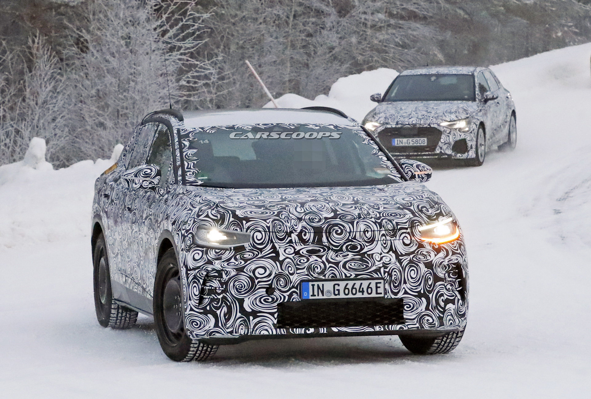 Spied: Audi Q4 E-Tron Electric SUV Puts On VW ID.4 Body As Camouflage