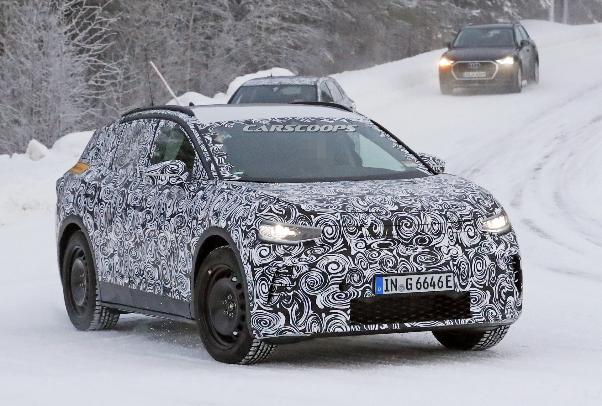 Spied: Audi Q4 E-Tron Electric SUV Puts On VW ID.4 Body As Camouflage