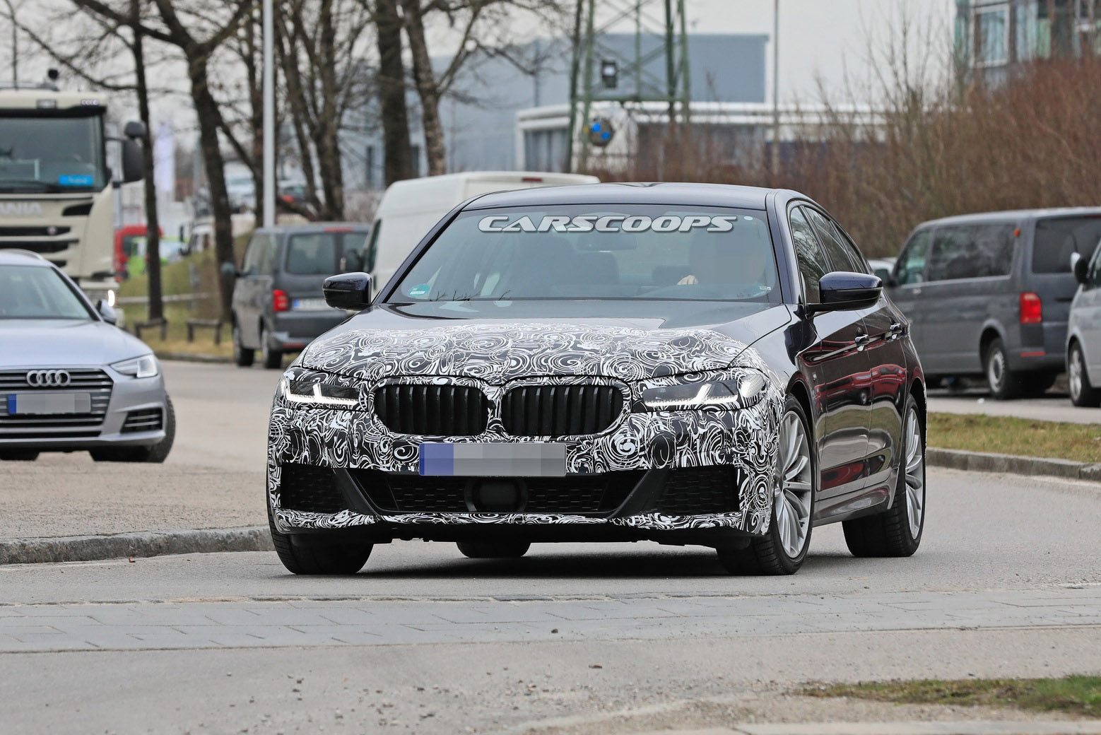 Phew, 2021 BMW 5-Series Facelift Dodges Huge Grille Trend