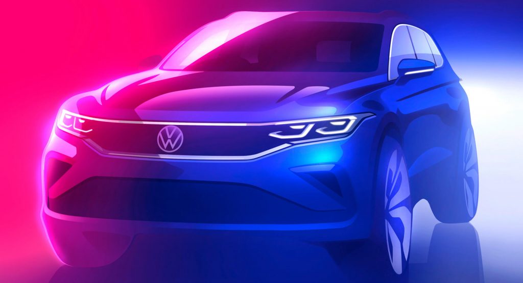 2021 VW Tiguan Facelift Looks Mighty Athletic In Official Teaser