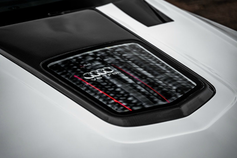 Widebody Audi RS7’s Transparent Engine Cover Is Cool, Its $100,000 Asking Price, Not So Much