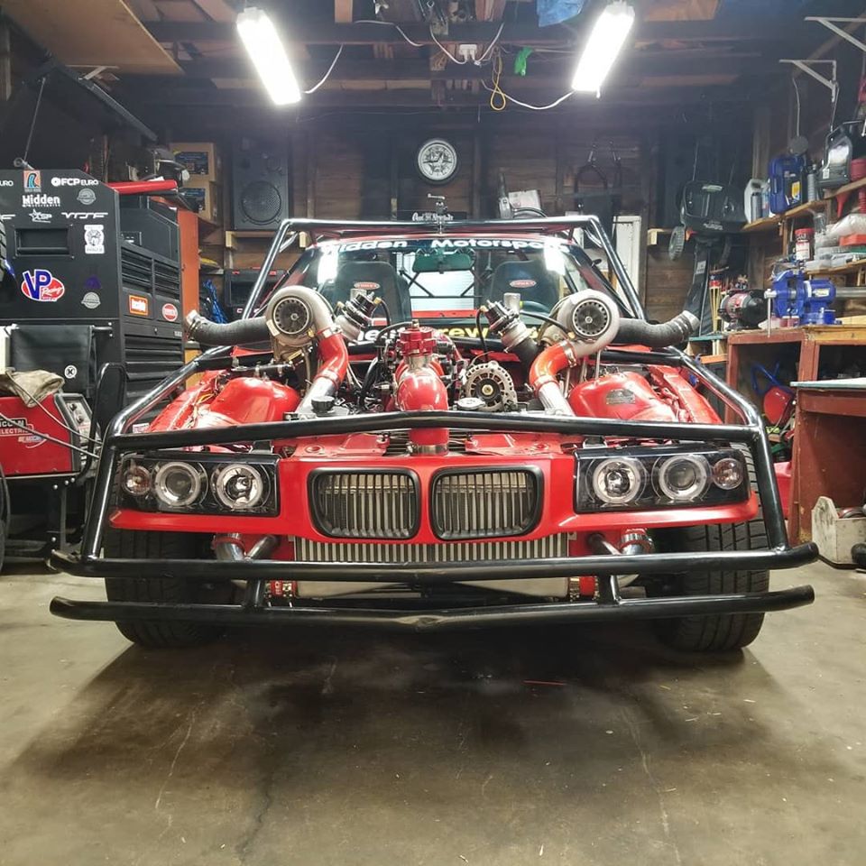 Meet Klaus, A Wacky BMW 3-Series With A Twin-Turbo V8 And No Bodywork