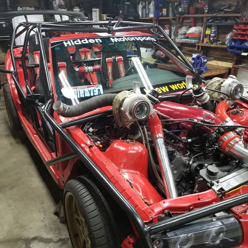 Meet Klaus, A Wacky BMW 3-Series With A Twin-Turbo V8 And No Bodywork