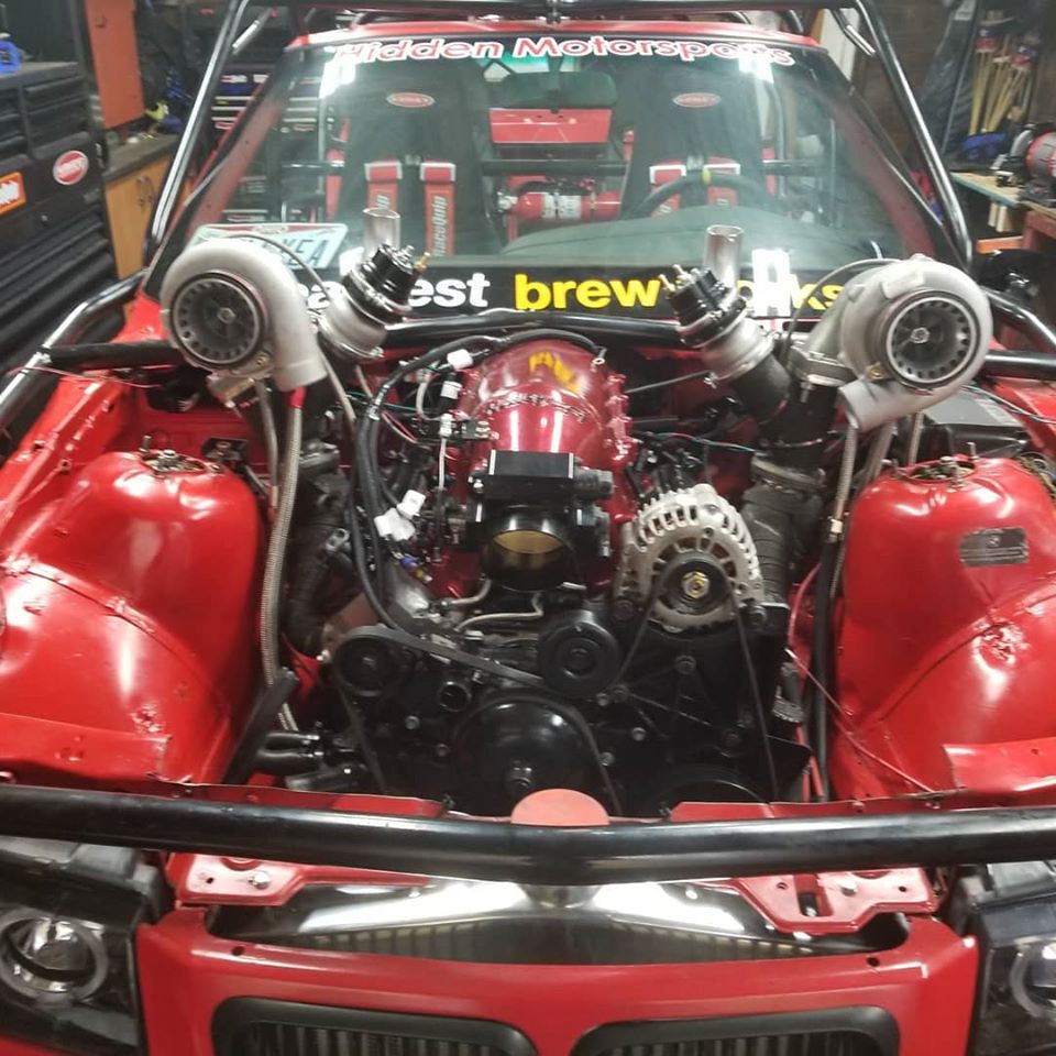 Meet Klaus, A Wacky BMW 3-Series With A Twin-Turbo V8 And No Bodywork