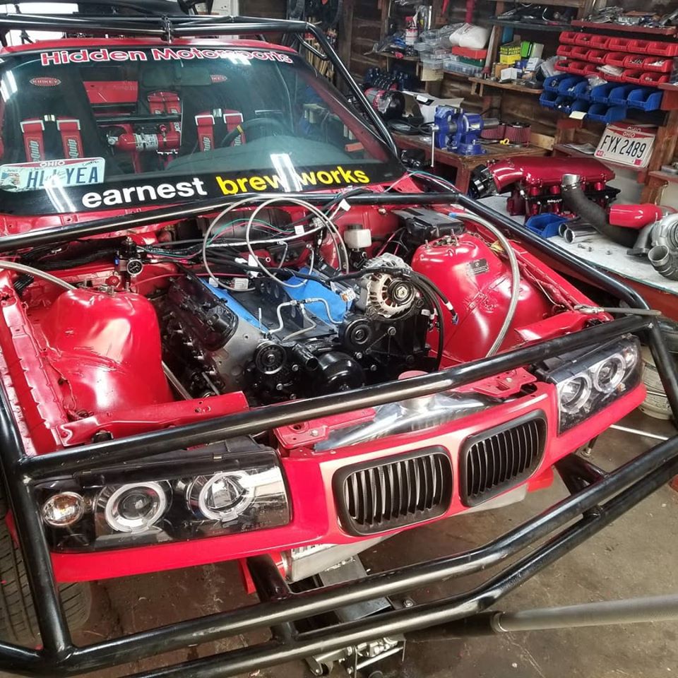 Meet Klaus, A Wacky BMW 3-Series With A Twin-Turbo V8 And No Bodywork