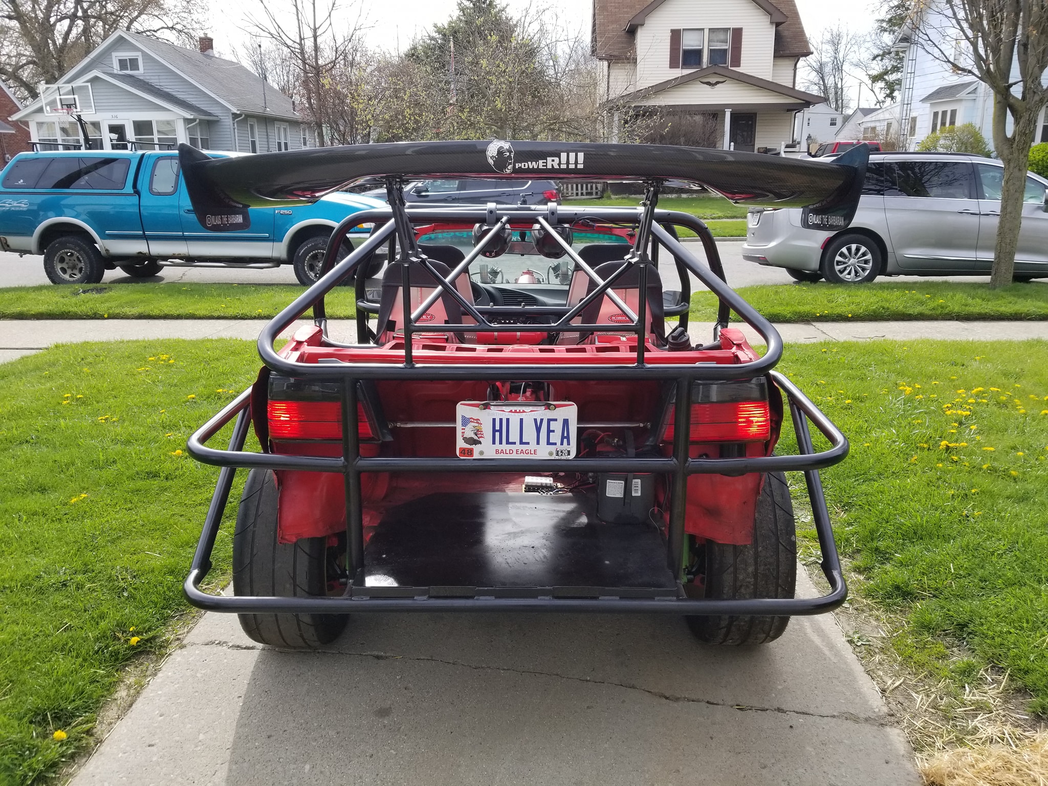 Meet Klaus, A Wacky BMW 3-Series With A Twin-Turbo V8 And No Bodywork