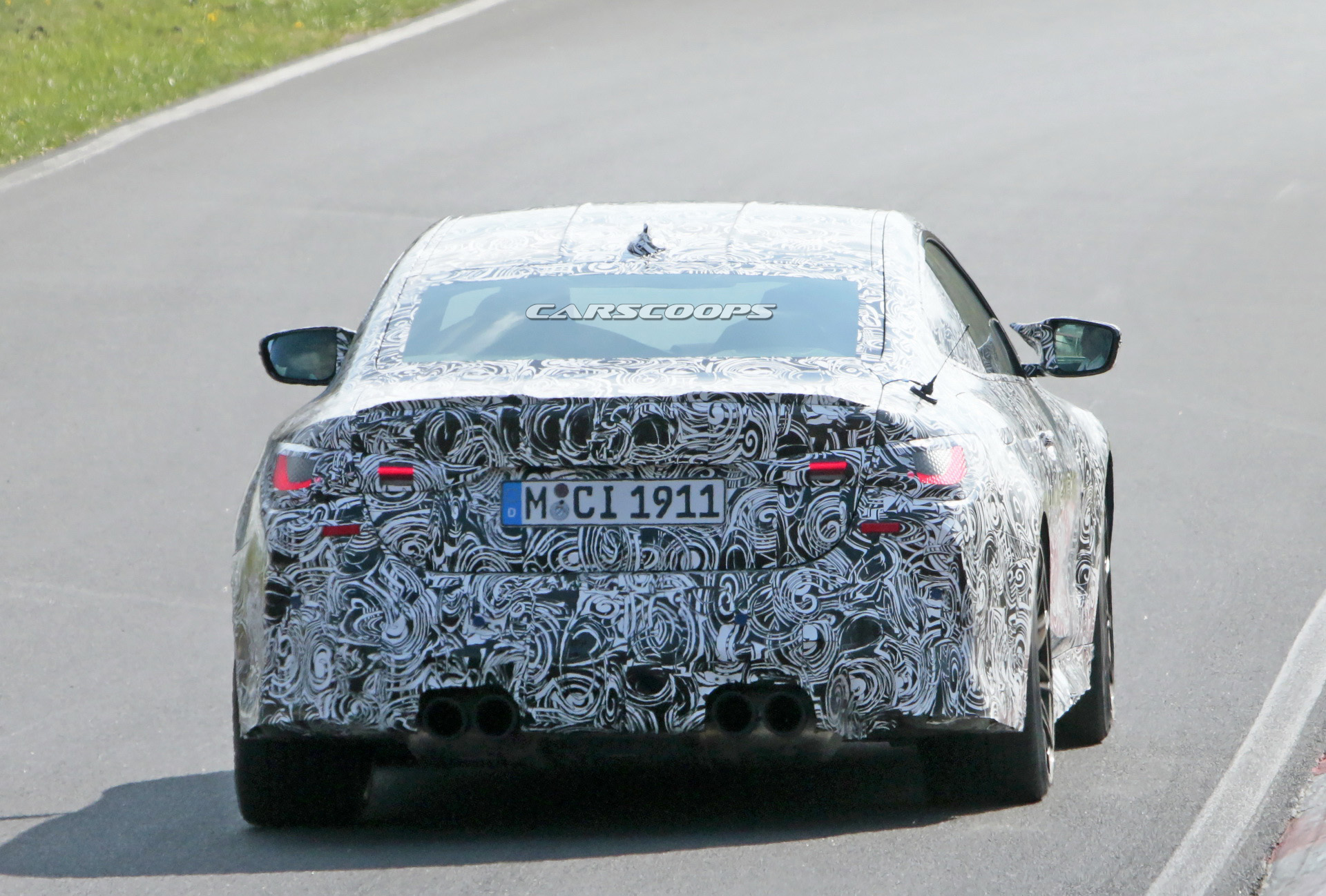 Yes! 2021 BMW M4 Coupe Reveals Manual Gearbox In Latest Spy Shots