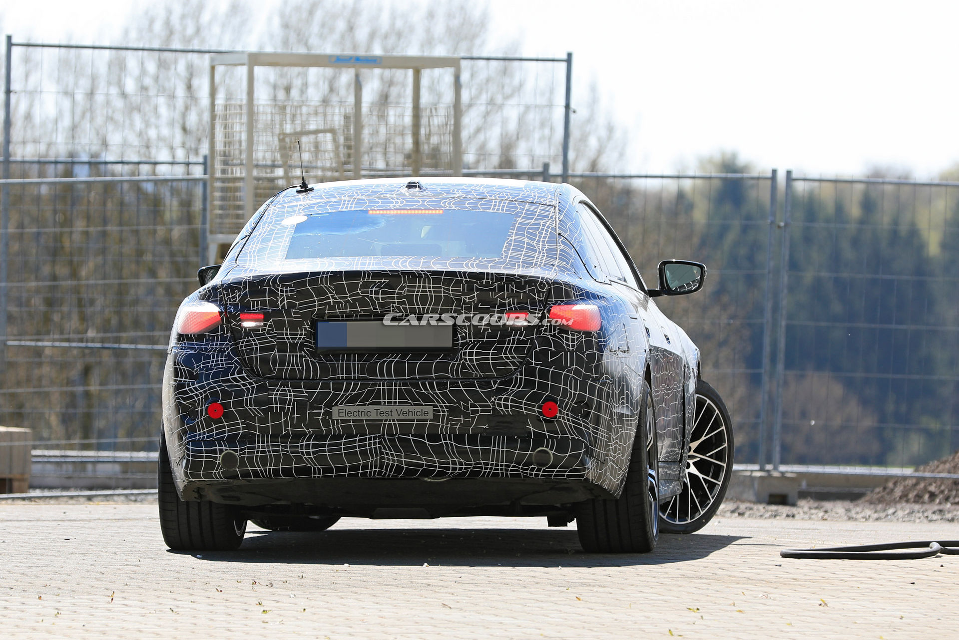 2021 BMW i4 Spotted At A Charging Station, Looks Like A Four-Door 4-Series