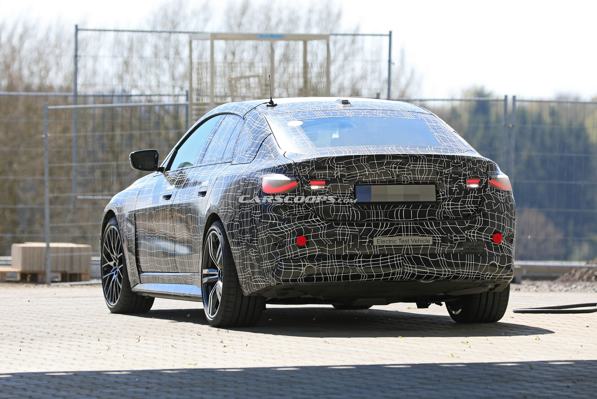 2021 BMW i4 Spotted At A Charging Station, Looks Like A Four-Door 4-Series