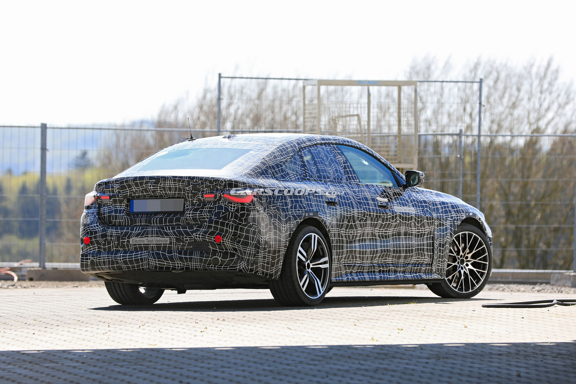 2021 BMW i4 Spotted At A Charging Station, Looks Like A Four-Door 4-Series