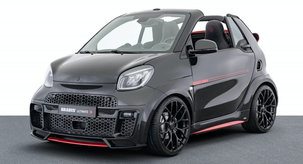  Brabus Ultimate E Facelift Is What $54,000 Can Do To Smart’s EQ Fortwo Cabrio