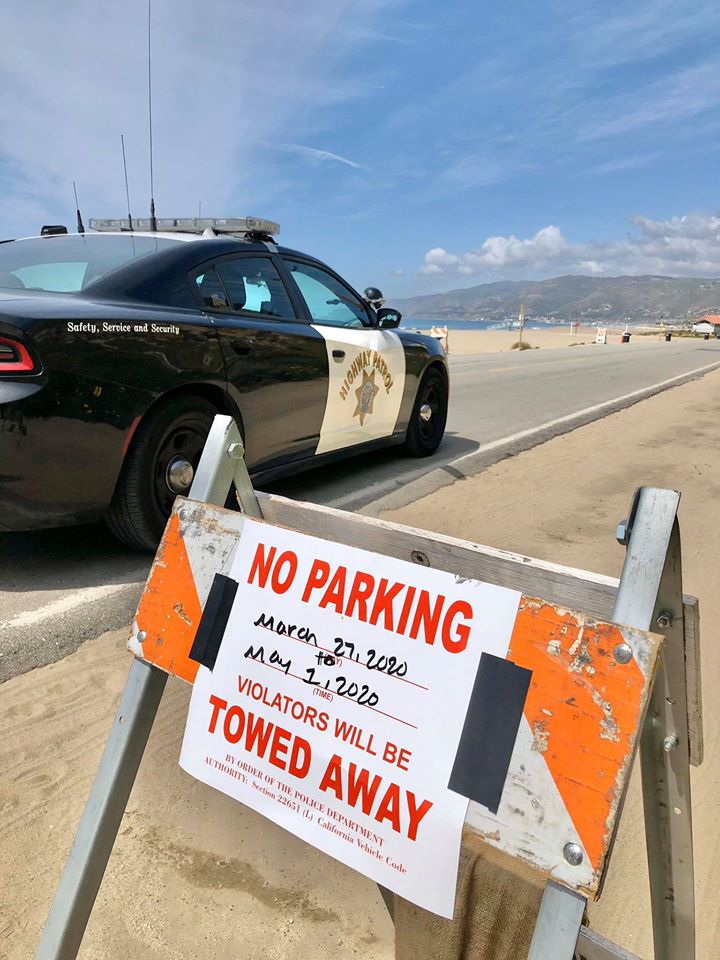 California Highway Patrol Crack Down On Motorists Breaking Stay At Home Orders
