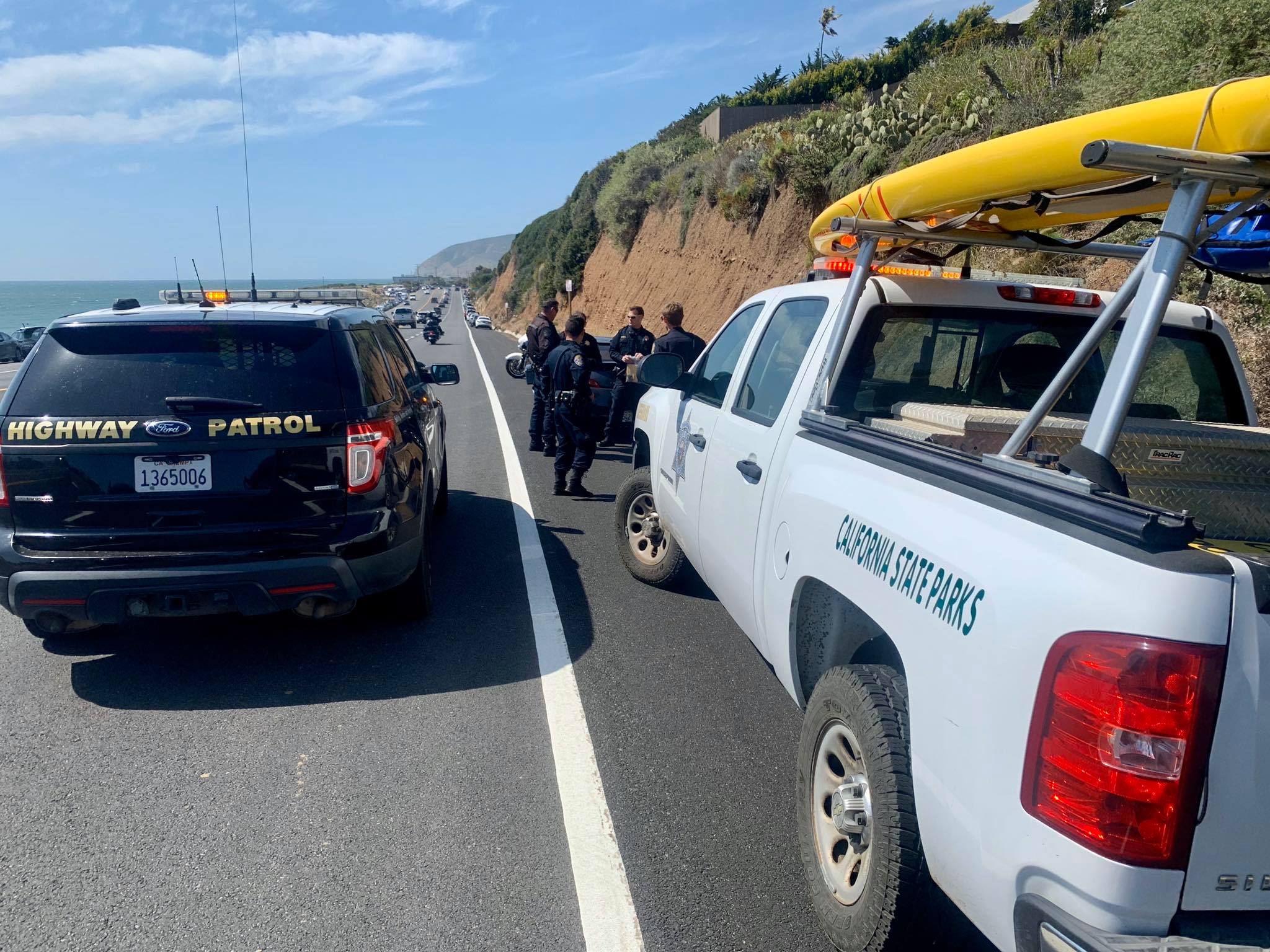 California Highway Patrol Crack Down On Motorists Breaking Stay At Home Orders