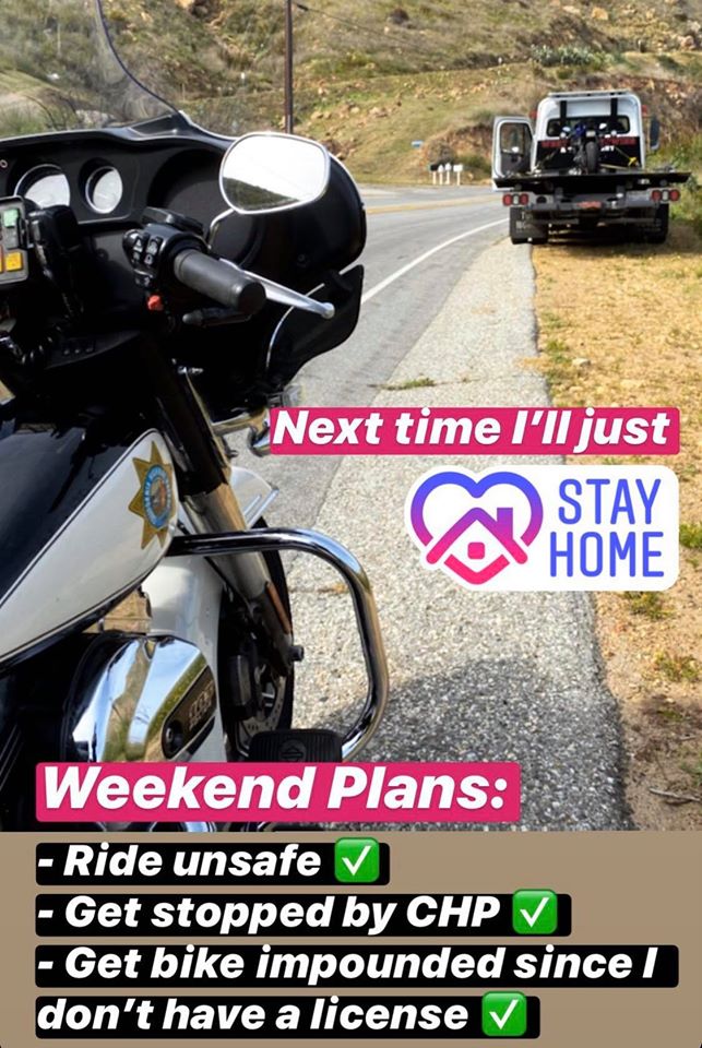 California Highway Patrol Crack Down On Motorists Breaking Stay At Home Orders