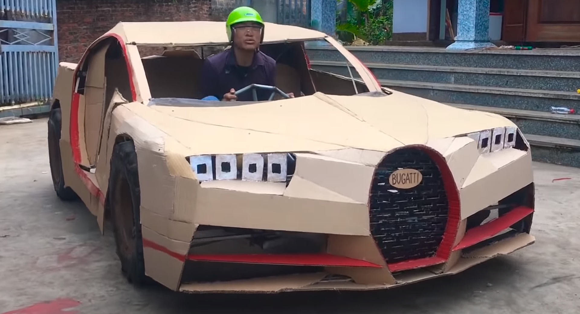 These Guys Build $100 Driveable And Pedalable Supercars Out Of Cardboard |  Carscoops