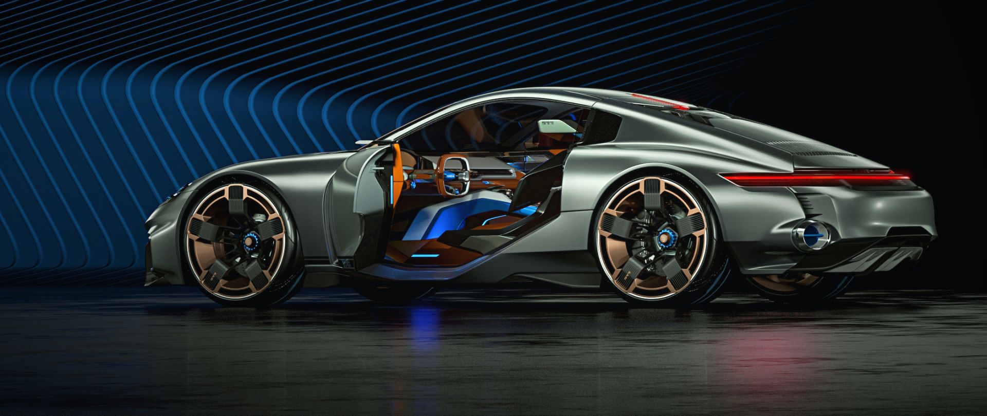 Cyber 677 Porsche Envisions A Cyberpunk 911 That Breaks With Tradition