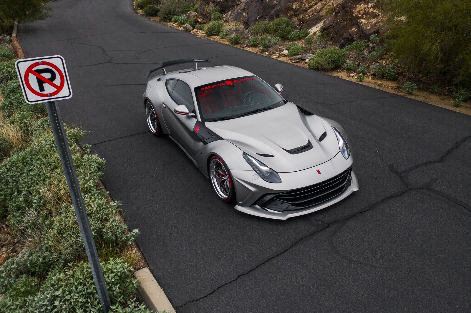 Would You Splurge On This Widebody Ferrari F12 Berlinetta SEMA Show Car?