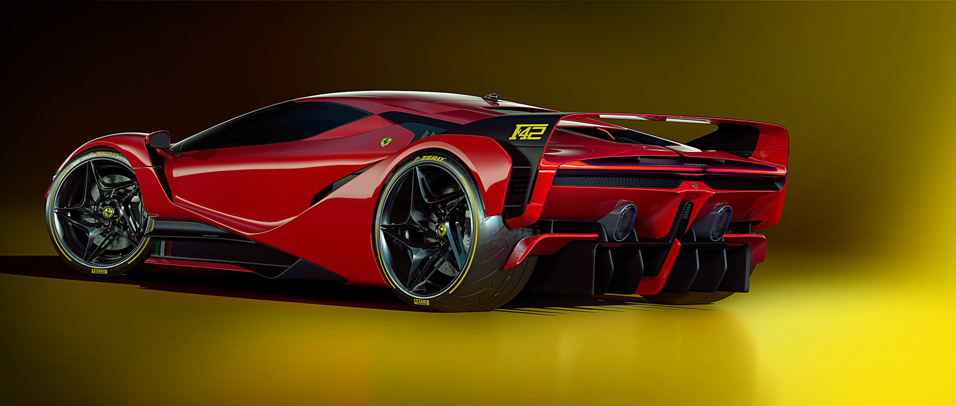 Ferrari F42 Design Study Is An Unrestrained Supercar We Want To See In Real Life