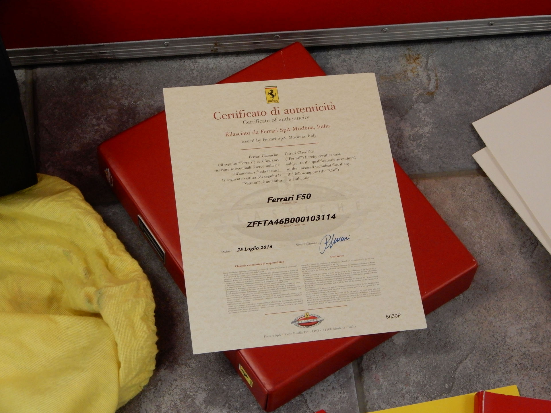 The F50 That Ferrari Displayed At The 1995 Frankfurt Motor Show Is For Sale