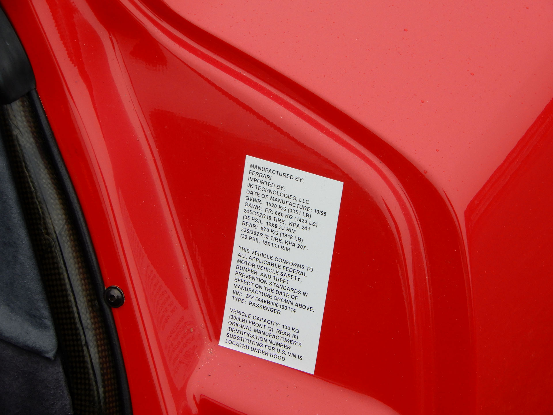 The F50 That Ferrari Displayed At The 1995 Frankfurt Motor Show Is For Sale