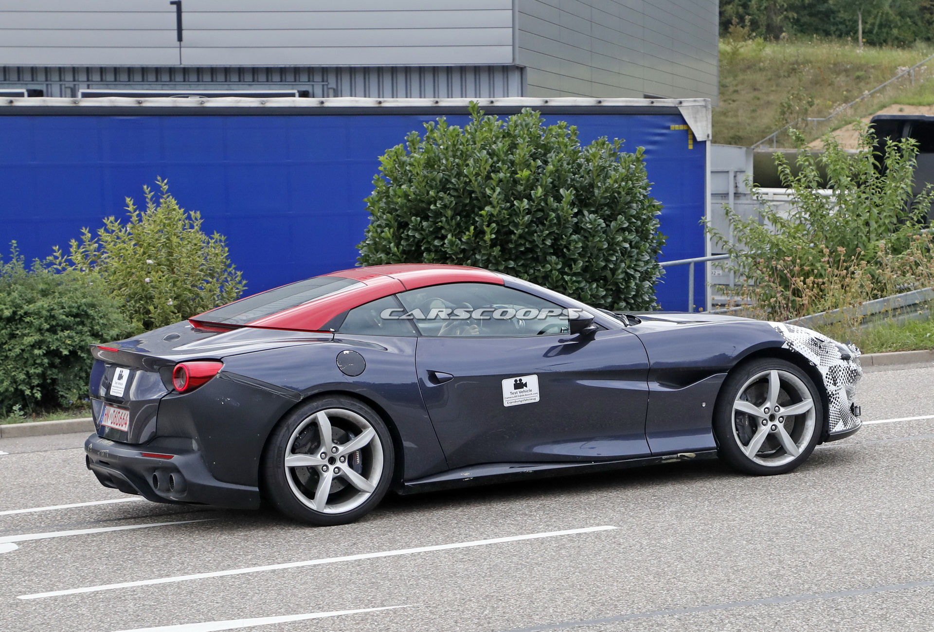 Is This The 2021 Ferrari Portofino Facelift Or Is It Just Roma’s Old Test Mule?