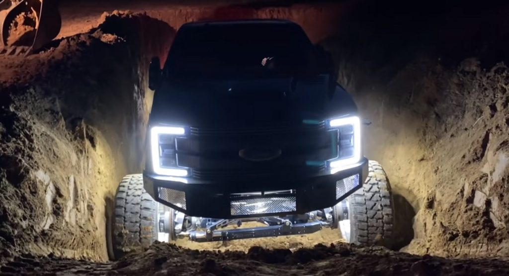 Does The Ford F-350 Double As A Good Underground Bunker?