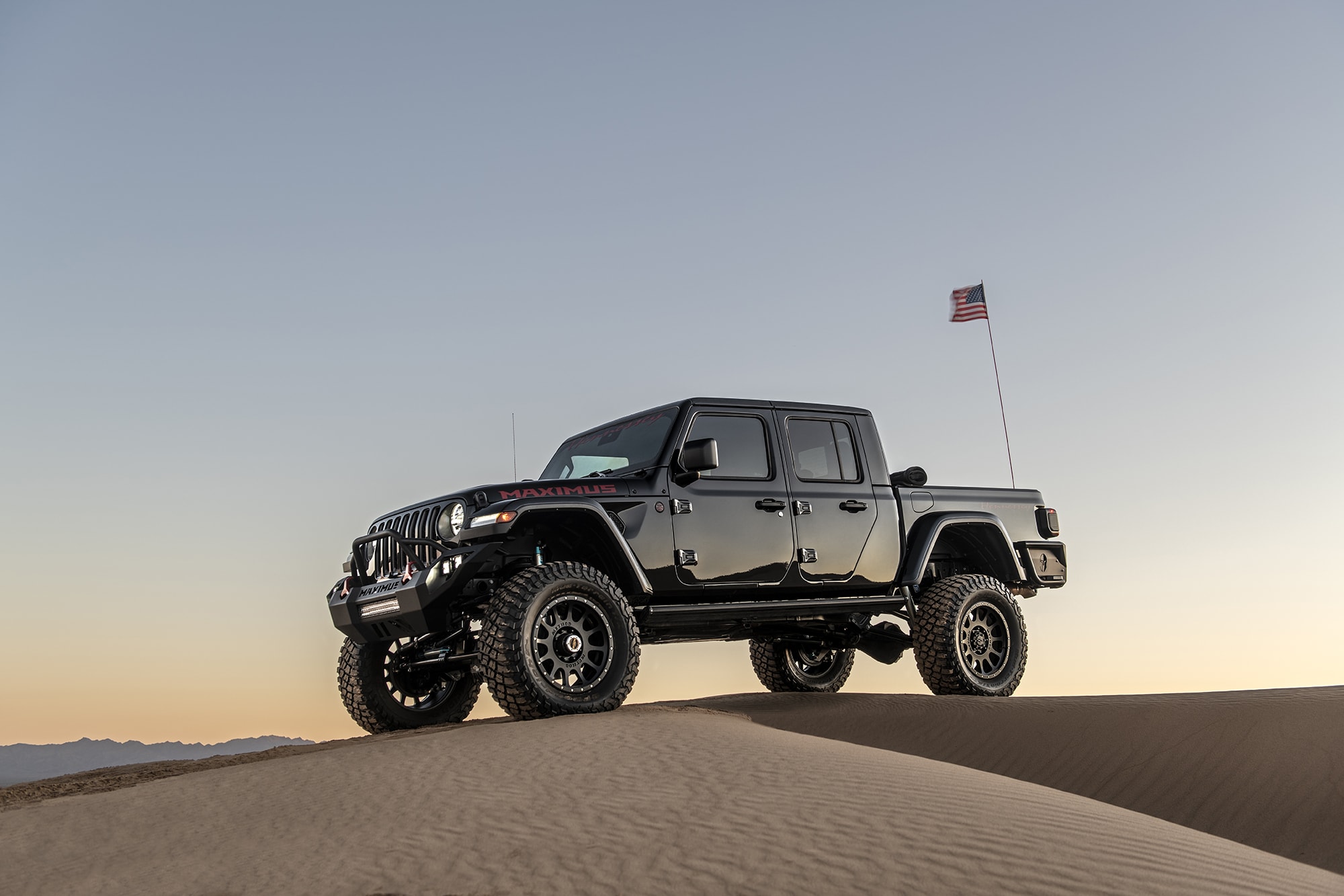Hennessey’s Maximus ‘1000’ Jeep Gladiator Hellcat Kicks Up Sand During Desert Testing