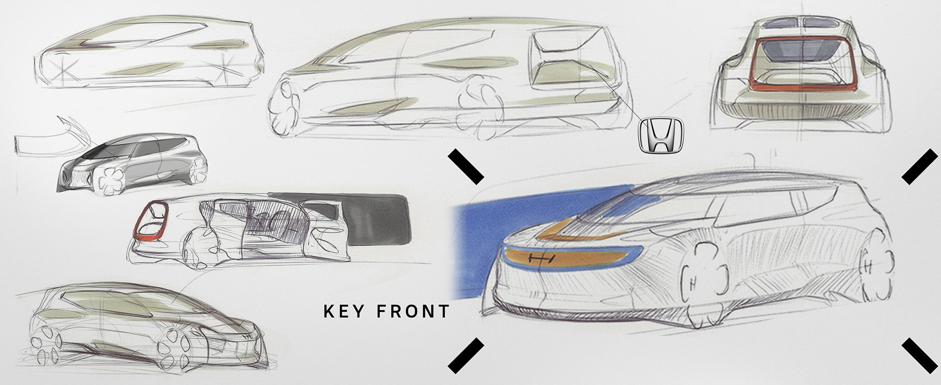 Honda Next EV Project Imagines A Two-Seater, Three-Door Sub-Compact
