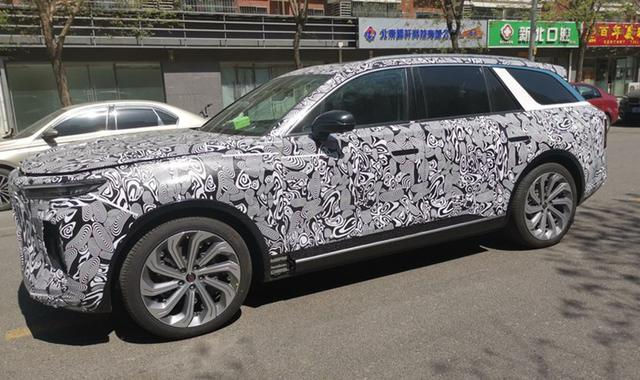 New Hongqi E115 Electric Luxury SUV Spied Completely Undisguised