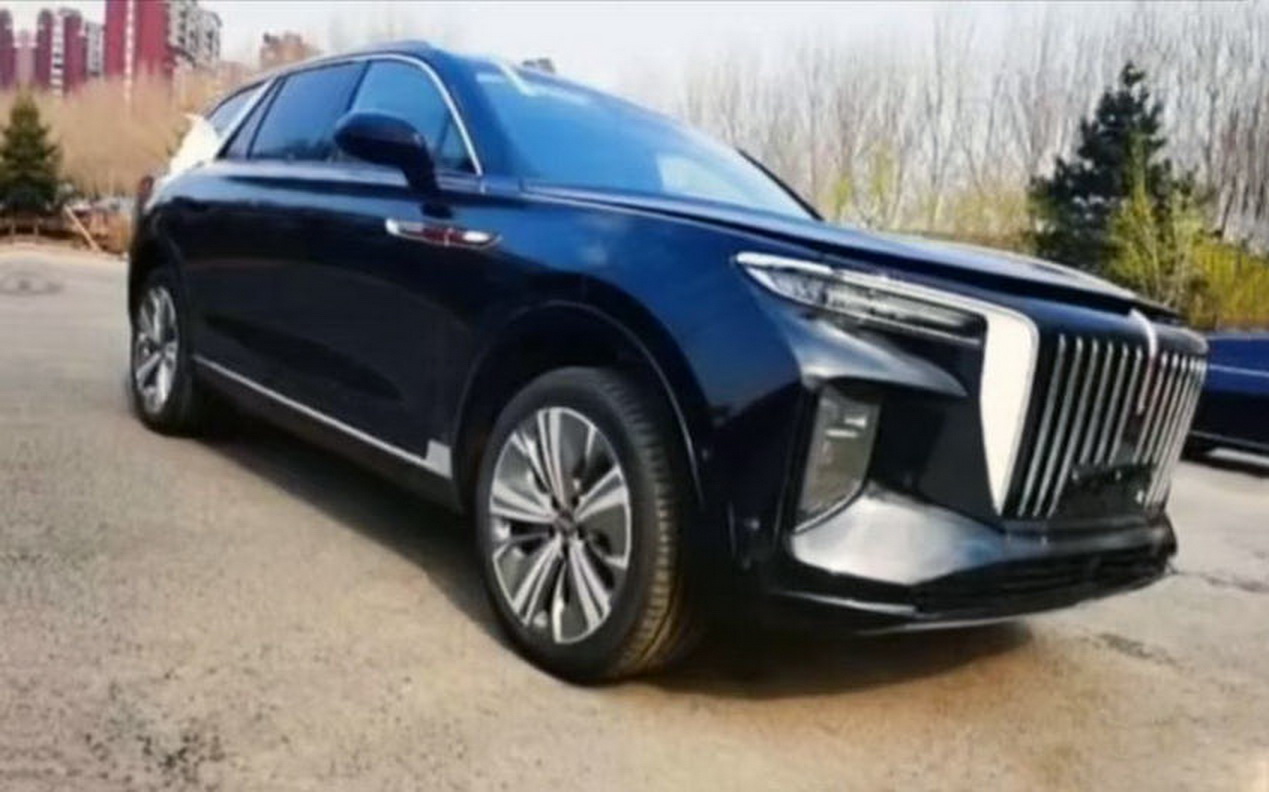 New Hongqi E115 Electric Luxury SUV Spied Completely Undisguised