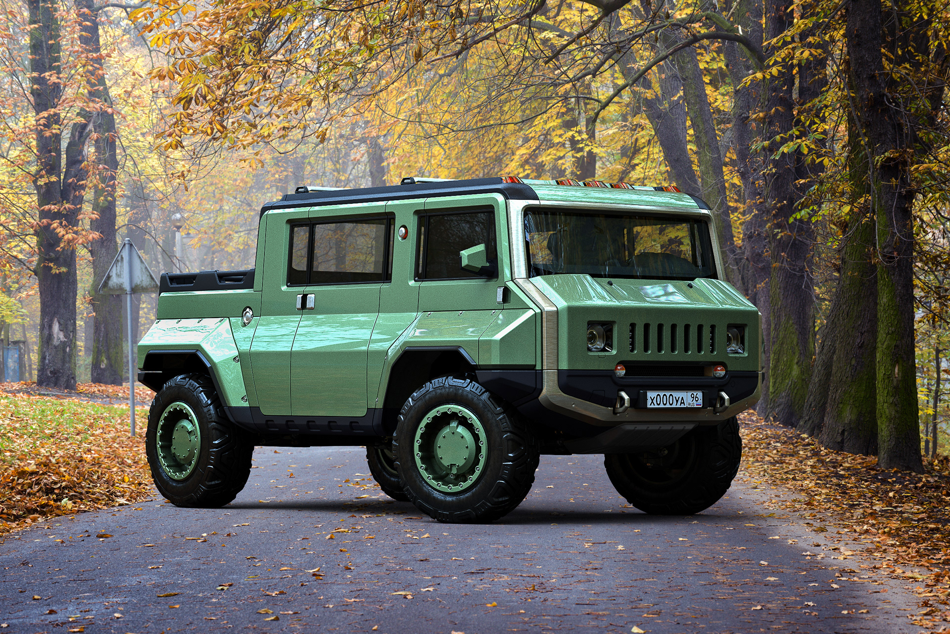 H-UAZ: American Hummer And Russian UAZ Mishmash Promotes Making Love, Not War