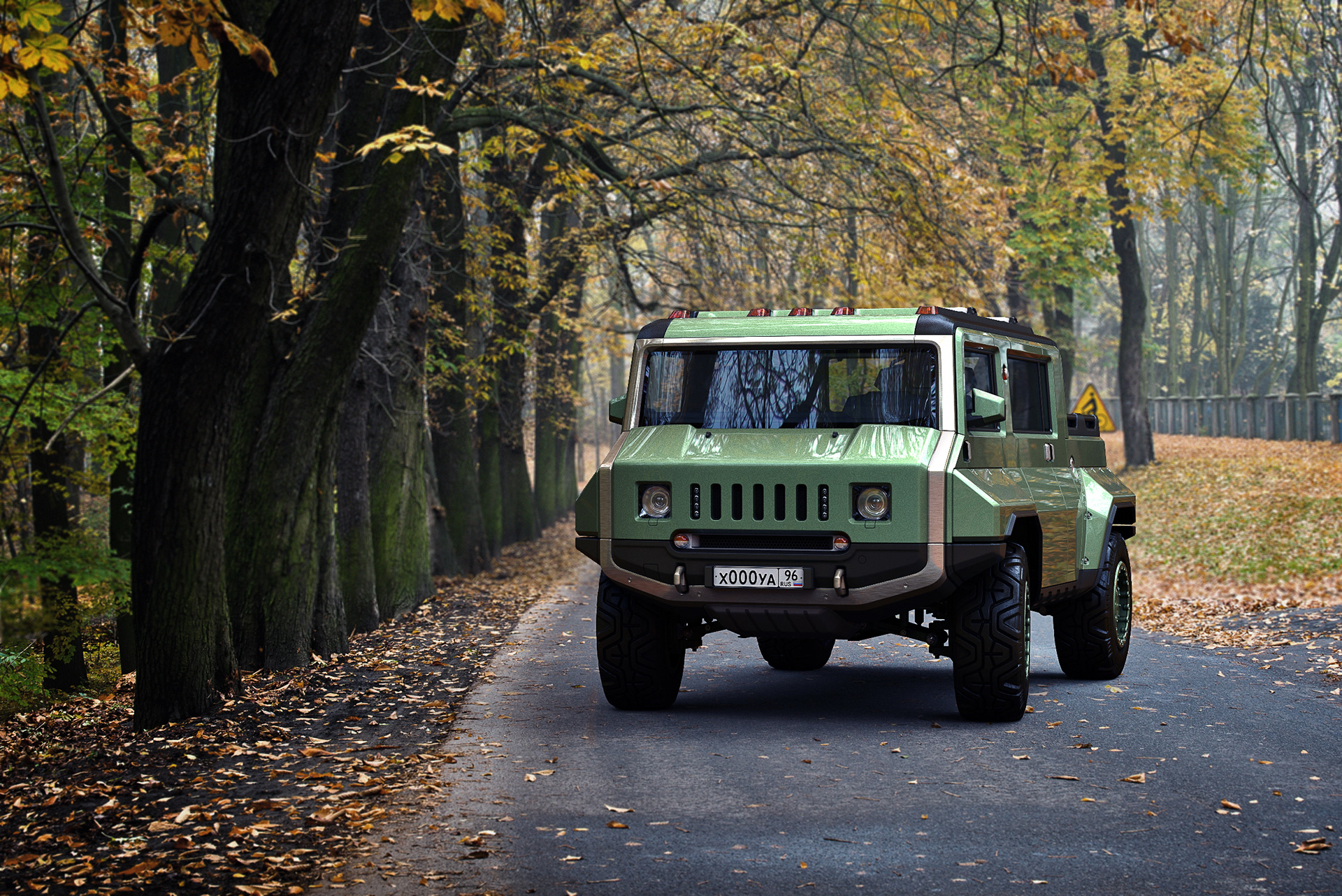 H-UAZ: American Hummer And Russian UAZ Mishmash Promotes Making Love, Not War