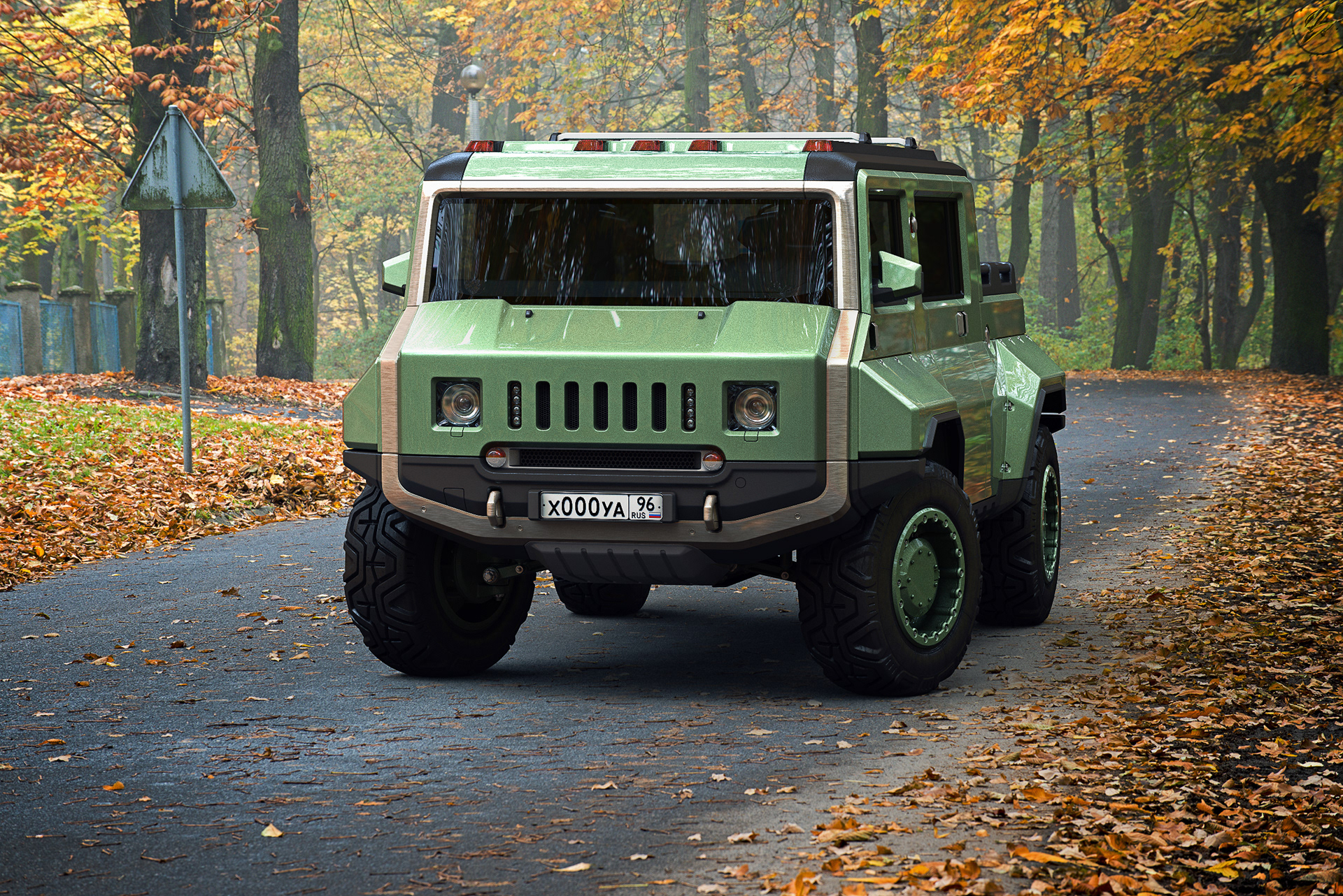 H-UAZ: American Hummer And Russian UAZ Mishmash Promotes Making Love, Not War