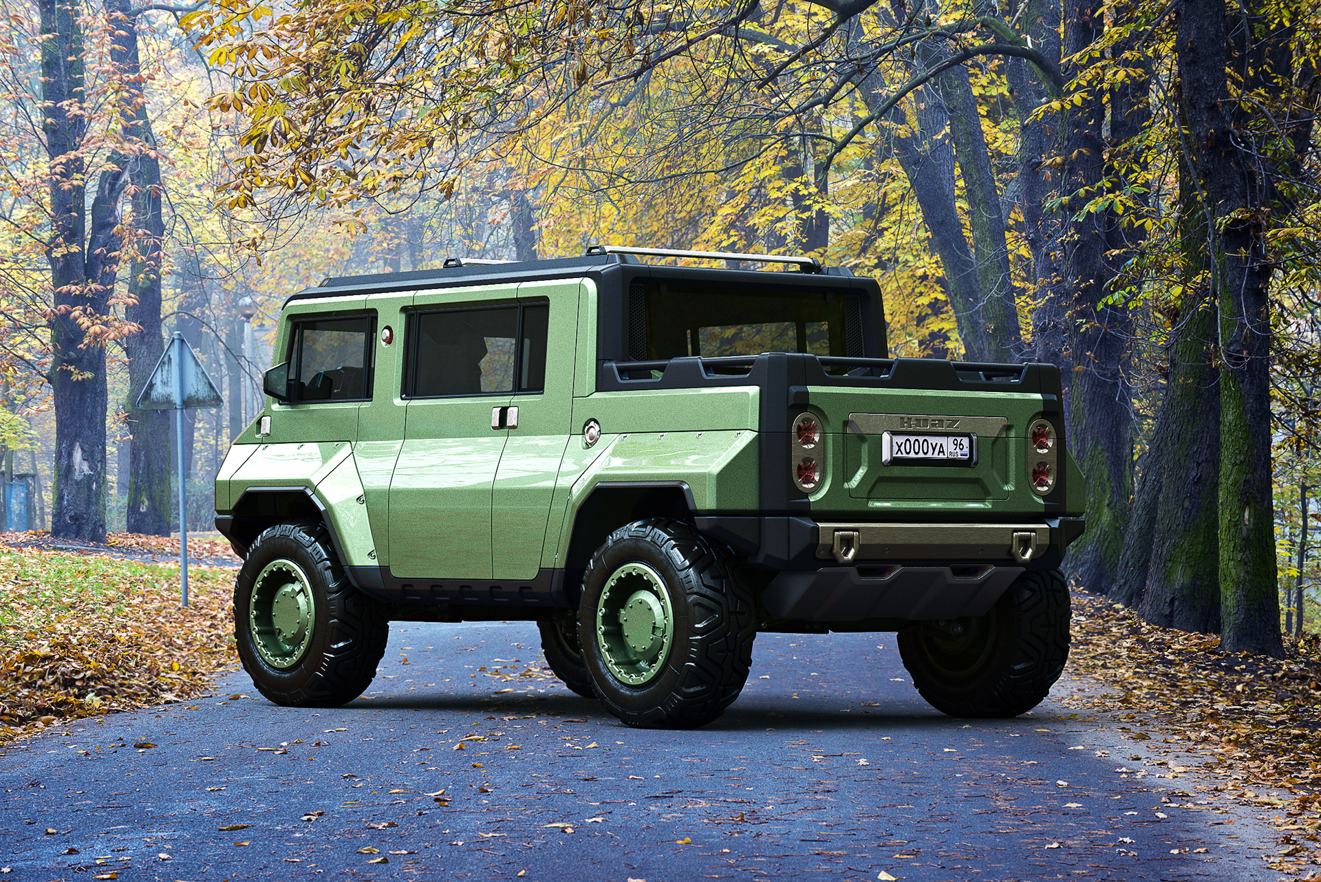 H-UAZ: American Hummer And Russian UAZ Mishmash Promotes Making Love, Not War