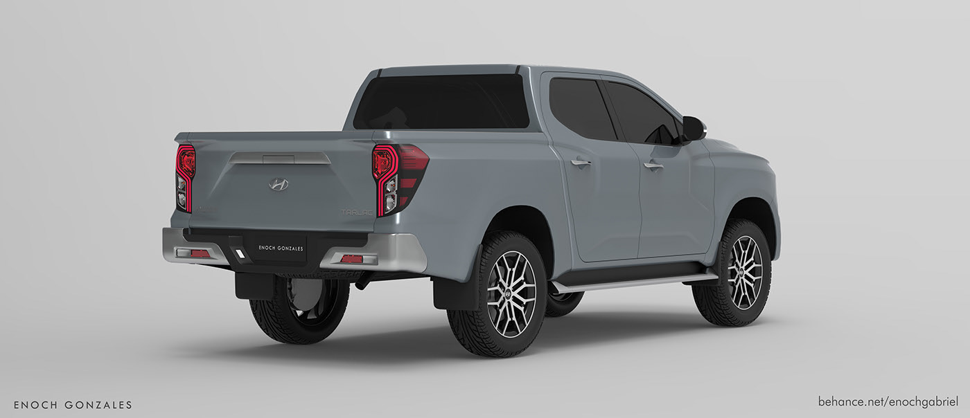 Hyundai Tarlac Render Proposes Ladder-Frame Pickup Truck To Go After The Hilux And Ranger