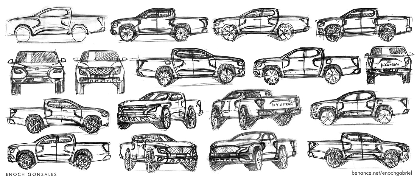 Hyundai Tarlac Render Proposes Ladder-Frame Pickup Truck To Go After The Hilux And Ranger