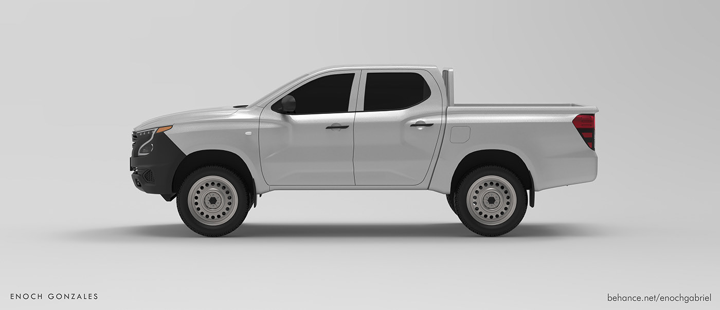 Hyundai Tarlac Render Proposes Ladder-Frame Pickup Truck To Go After The Hilux And Ranger