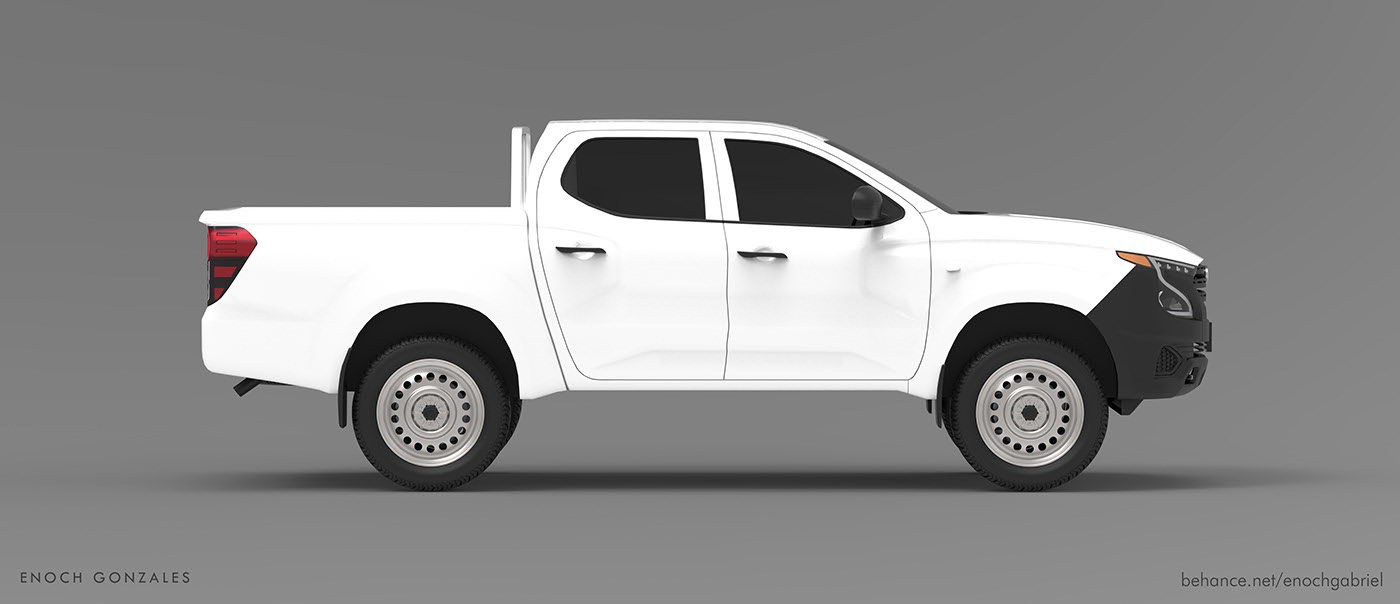Hyundai Tarlac Render Proposes Ladder-Frame Pickup Truck To Go After The Hilux And Ranger