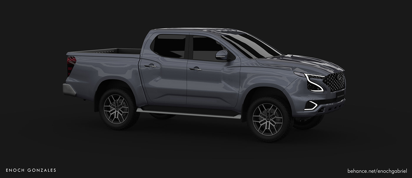 Hyundai Tarlac Render Proposes Ladder-Frame Pickup Truck To Go After The Hilux And Ranger