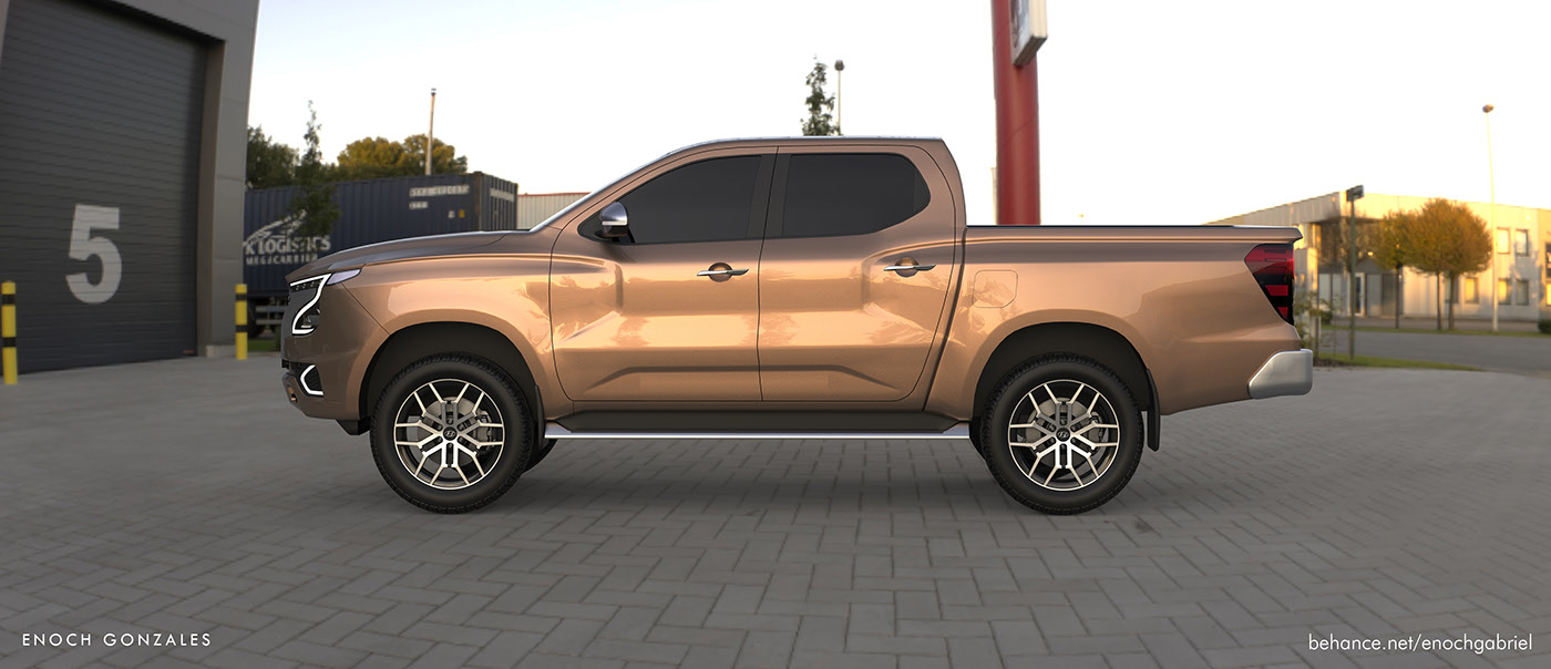 Hyundai Tarlac Render Proposes Ladder-Frame Pickup Truck To Go After The Hilux And Ranger