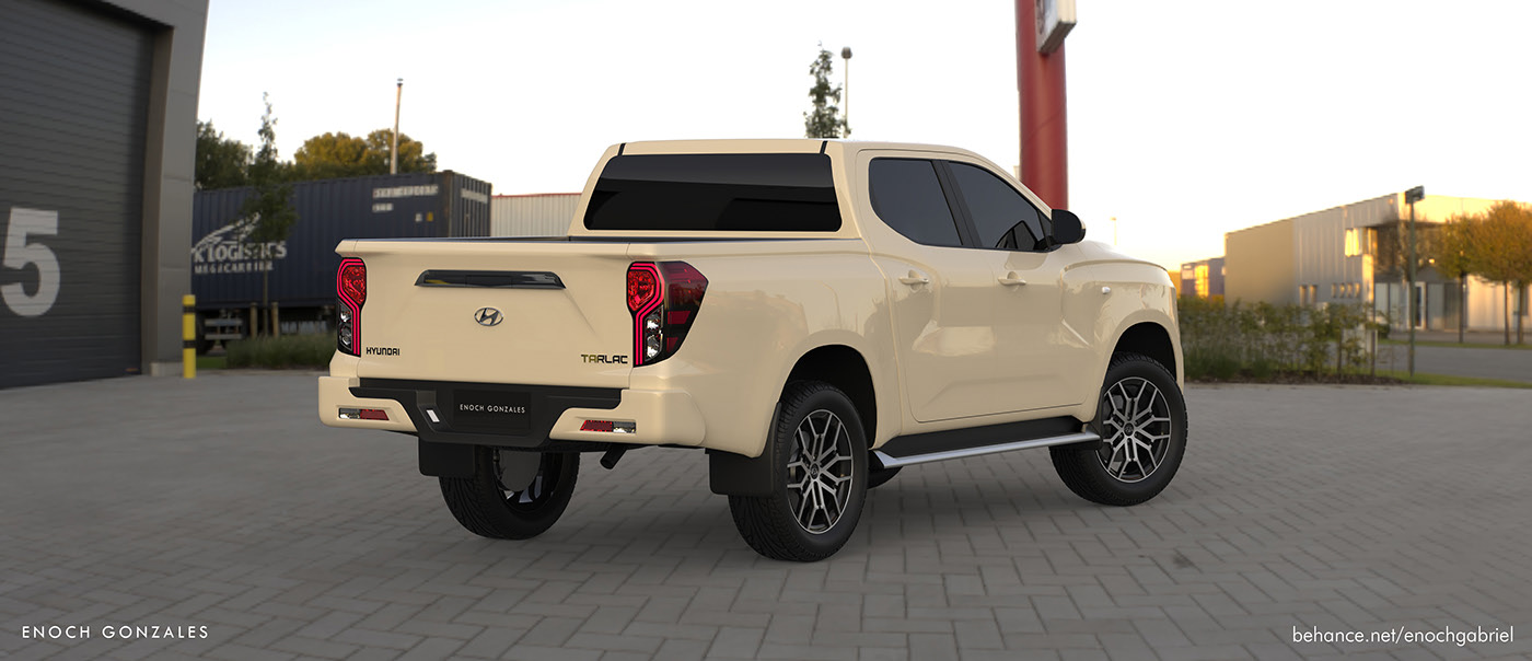 Hyundai Tarlac Render Proposes Ladder-Frame Pickup Truck To Go After The Hilux And Ranger