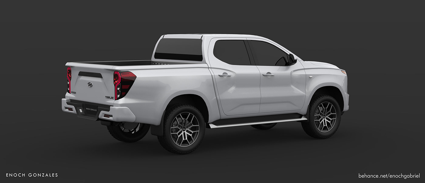 Hyundai Tarlac Render Proposes Ladder-Frame Pickup Truck To Go After The Hilux And Ranger