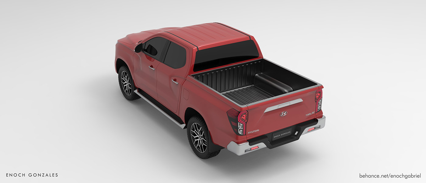 Hyundai Tarlac Render Proposes Ladder-Frame Pickup Truck To Go After The Hilux And Ranger