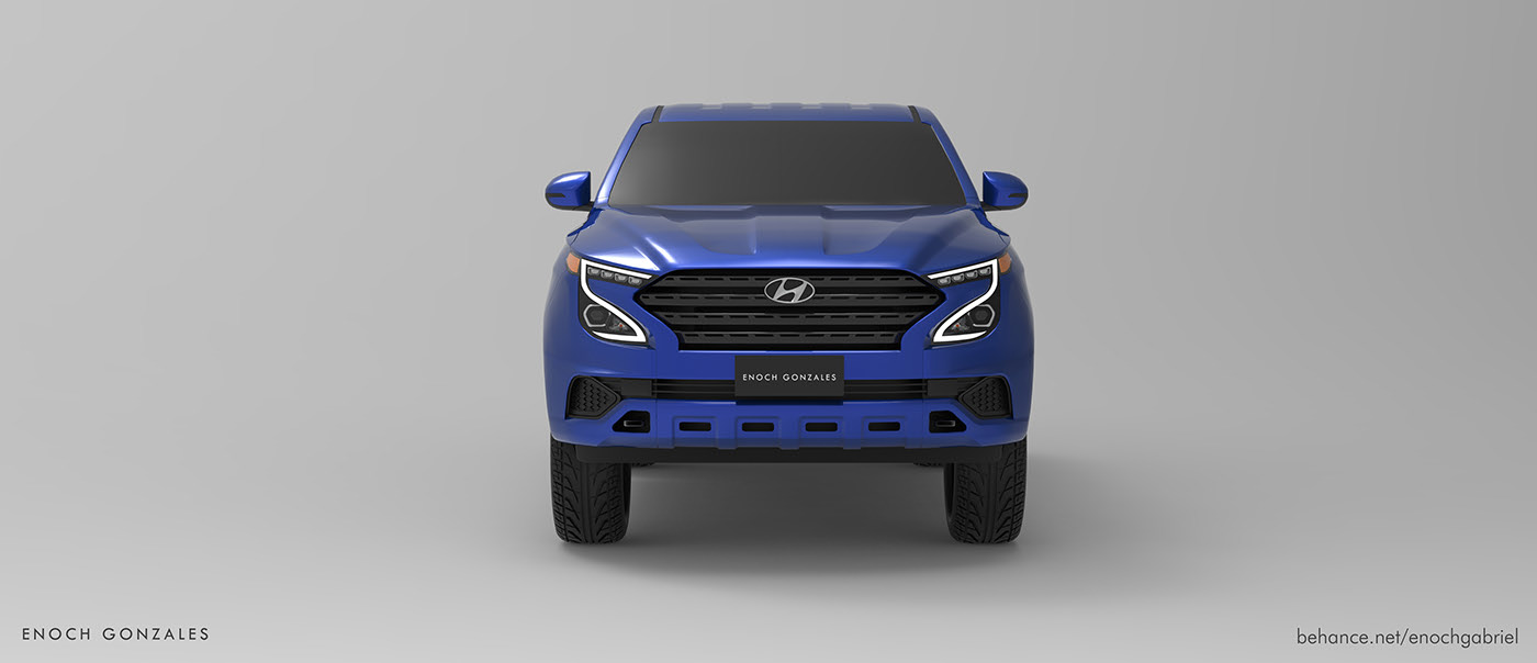 Hyundai Tarlac Render Proposes Ladder-Frame Pickup Truck To Go After The Hilux And Ranger