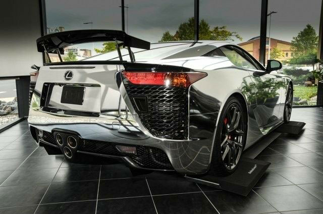 What’s A Chrome Lexus LFA With Only 541 Miles Worth To You?