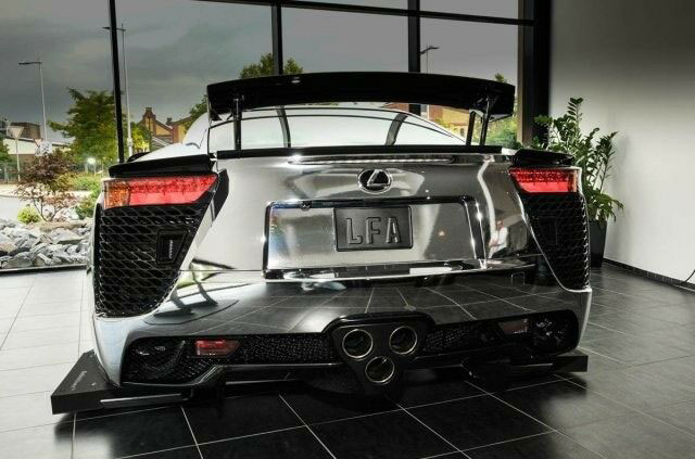 What’s A Chrome Lexus LFA With Only 541 Miles Worth To You?