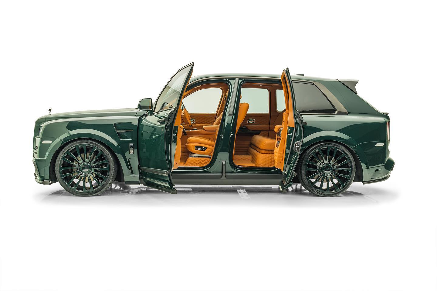 British Racing Green Rolls-Royce Cullinan From Mansory Was Made For Those Craving Attention